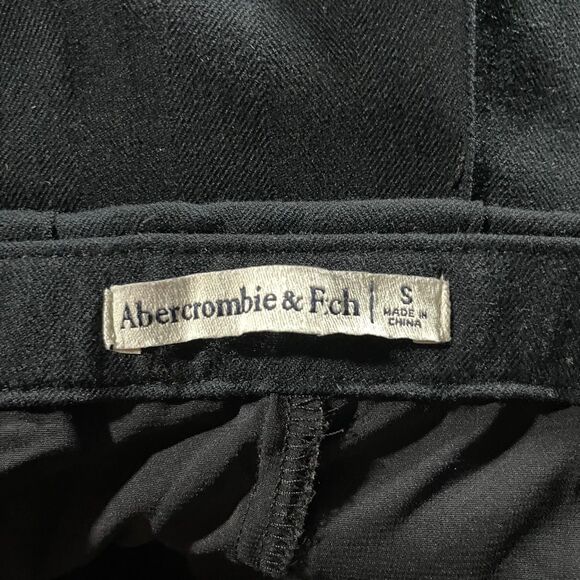 Abercrombie & Fitch Black Pleated Mini Skirt Womens Small Preppy Dressy - Picture 2 of 6